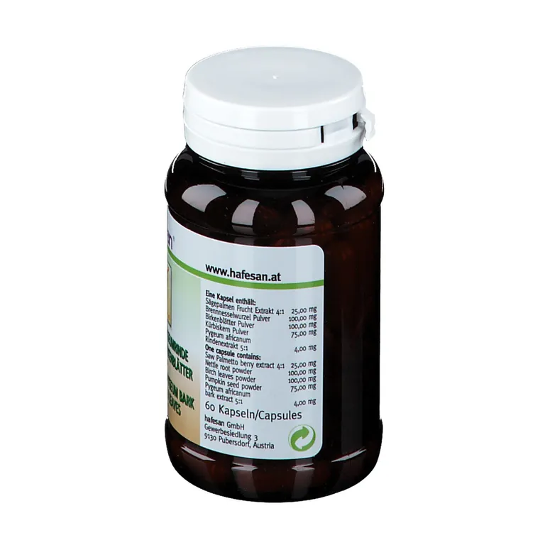 Shopapotheke Hafesan® Sägepalme + Pygeumrinde + Brennessel + Birkenblätter