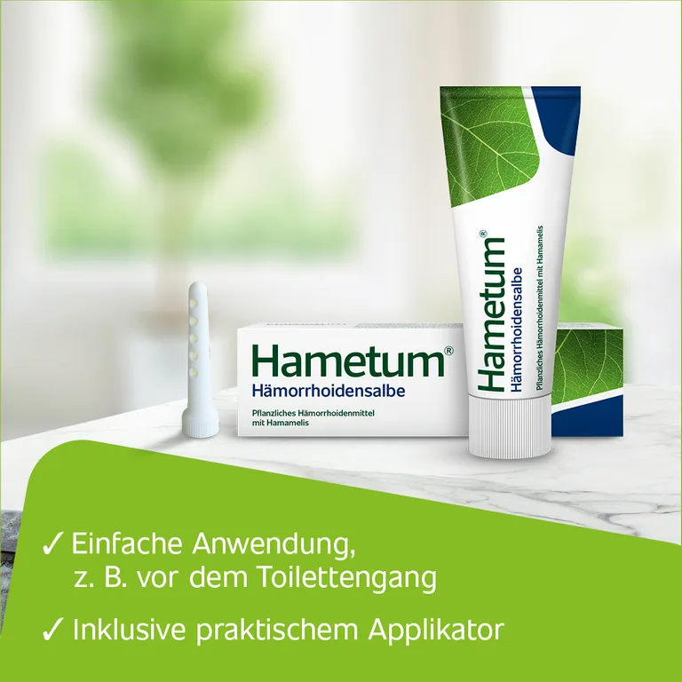 Shopapotheke Hametum® Hämorrhoidensalbe Mit Applikator