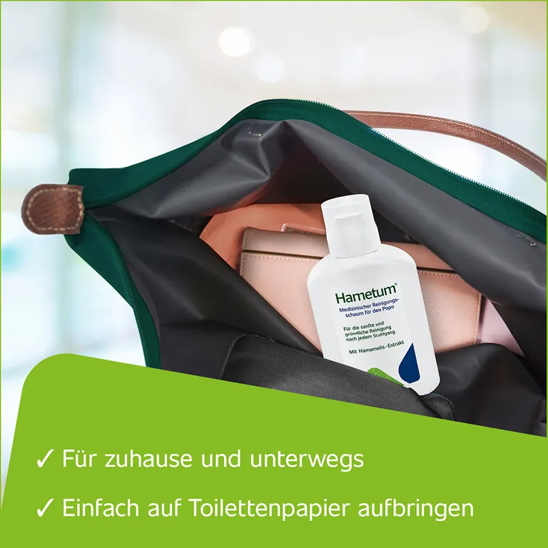 Shopapotheke Hametum® Medizinischer Reinigungsschaum Für Den Popo