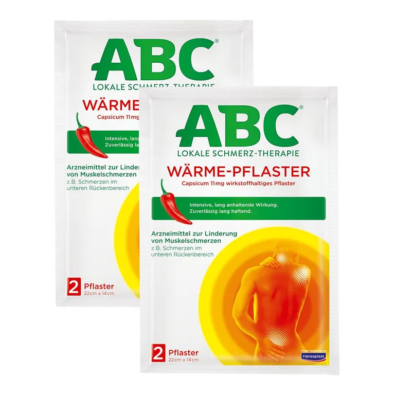 shopapotheke Hansaplast ABC® Wärme-Pflaster Capsicum - Jetzt 20% mit dem Code ABC20 sparen*