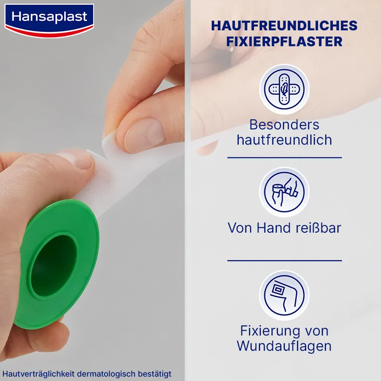 Shopapotheke Hansaplast Fixierpflaster Sensitive 5 M X 2 5 Cm