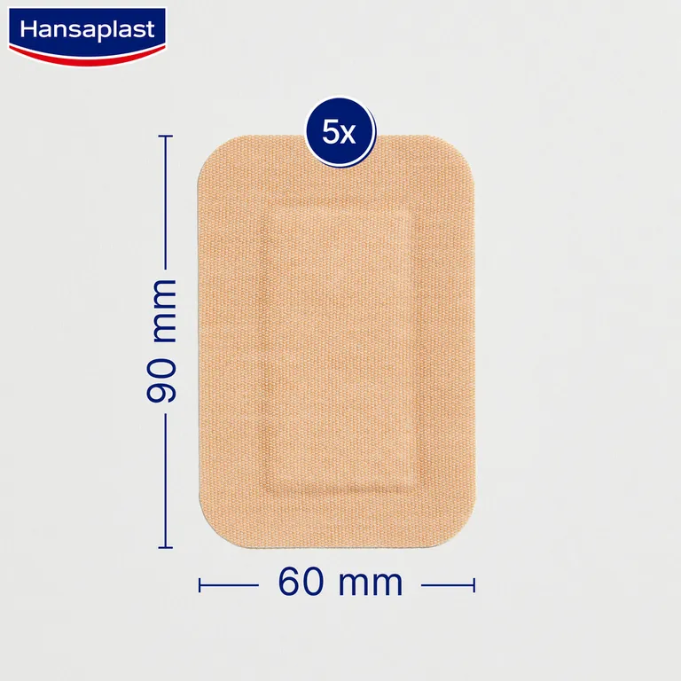 Shopapotheke Hansaplast Flexible Wundverband Für Größere Wunden 6 X 9 5 Cm