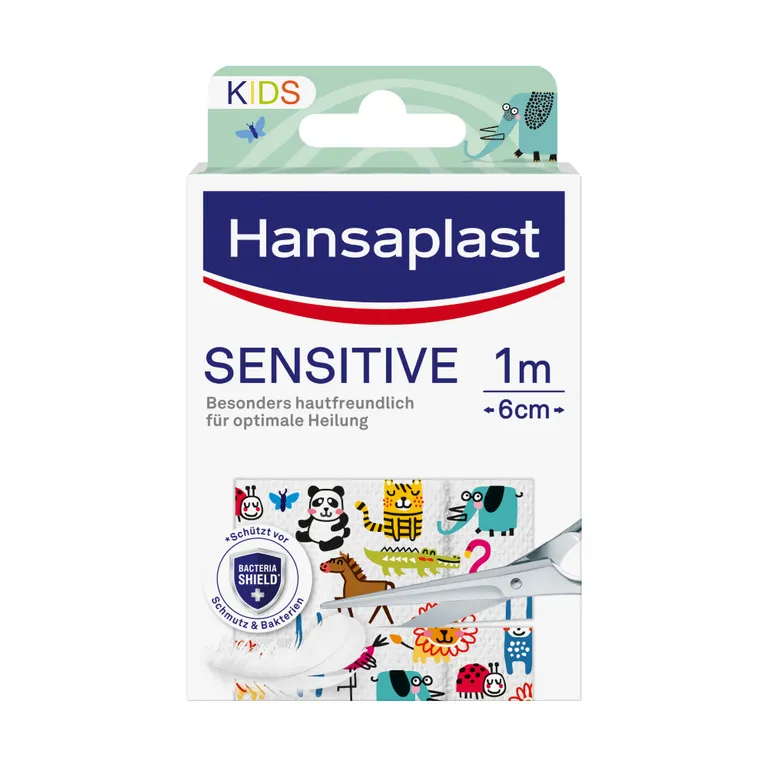 shopapotheke Hansaplast Kinderpflaster Sensitive 1 m x 6 cm