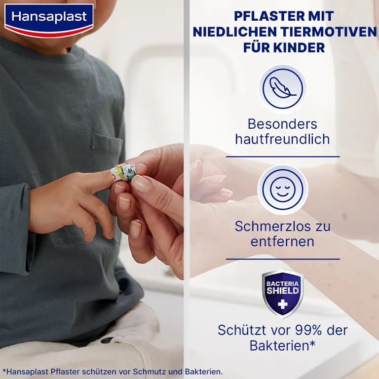 Shopapotheke Hansaplast Kinderpflaster Sensitive Strips