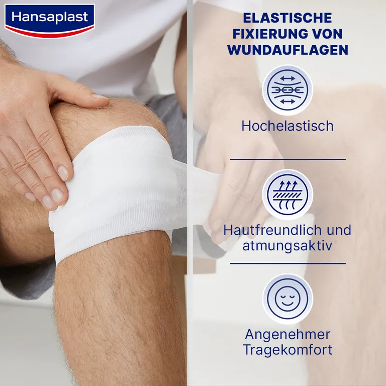 Shopapotheke Hansaplast MED Elastische Fixierbinde 4 M X 8 Cm
