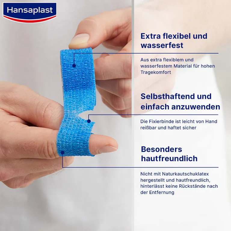 Shopapotheke Hansaplast MED Selbsthaftende Fixierbinde 4 M X 6 Cm