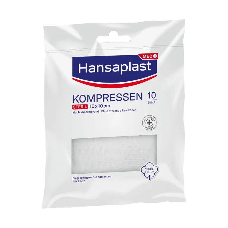 shopapotheke Hansaplast® MED Sterile Kompressen 10 x 10 cm