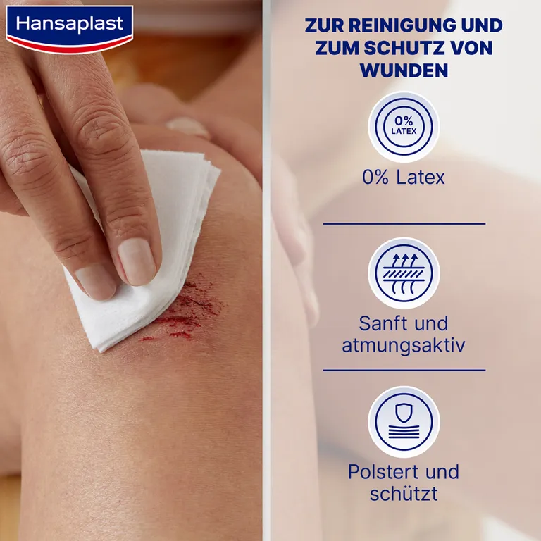 Shopapotheke Hansaplast Soft Kompresse 7.5x7.5cm10 Stück