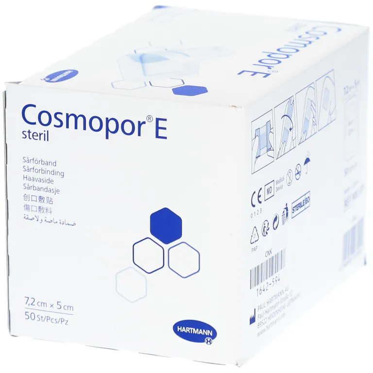 Shopapotheke Hartmann Cosmopor® E Wundpflaster Steril 50 Stück 7 2 X 5 Cm