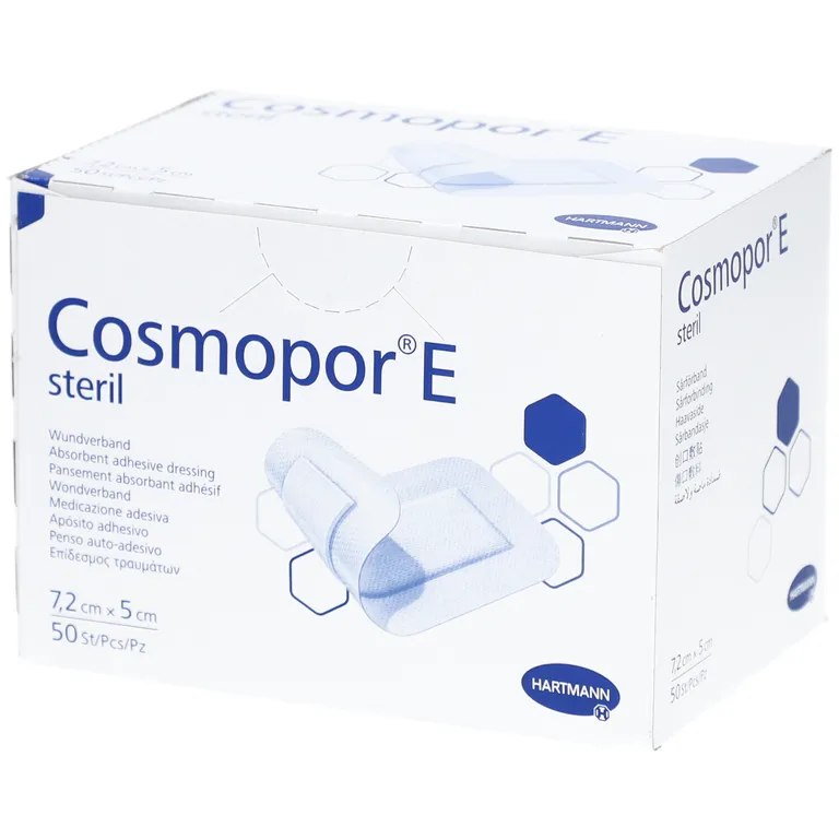 shopapotheke Hartmann Cosmopor® E Wundpflaster steril 50 Stück 7 2 x 5 cm