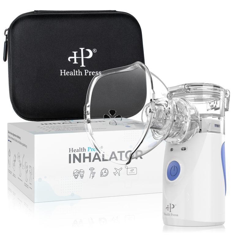 shopapotheke Health Press® Inhalationsgerät – Tragbarer Reisetauglicher Inhalator für Erwachsene & Kinder