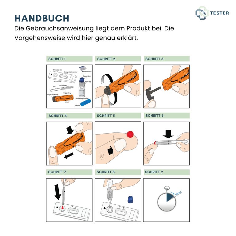 Shopapotheke Helicobacter Pylori Test - Helicobacter Pylori Schnelltest - Zuhause Test - The Tester