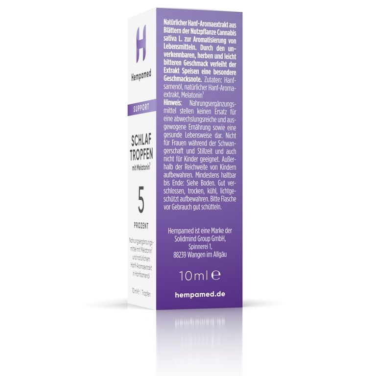 Shopapotheke Hempamed Support Schlaftropfen 5 % Mit Melatonin