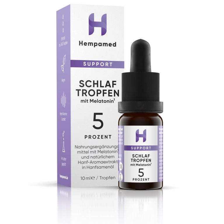 shopapotheke Hempamed Support Schlaftropfen 5 % mit Melatonin