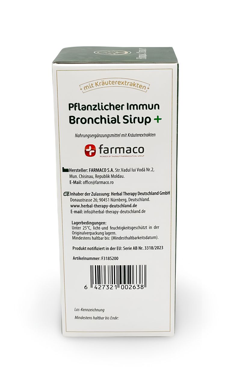 Shopapotheke Herbal Therapy Pflanzlicher Immun Bronchial Sirup