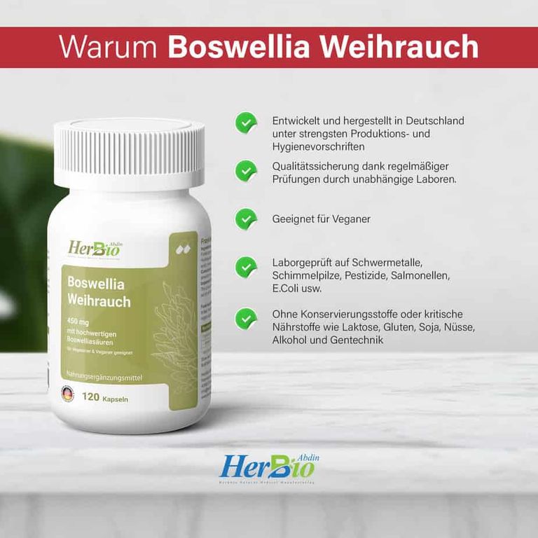 Shopapotheke HerbBio Boswellia Weihrauch Hochdosiert