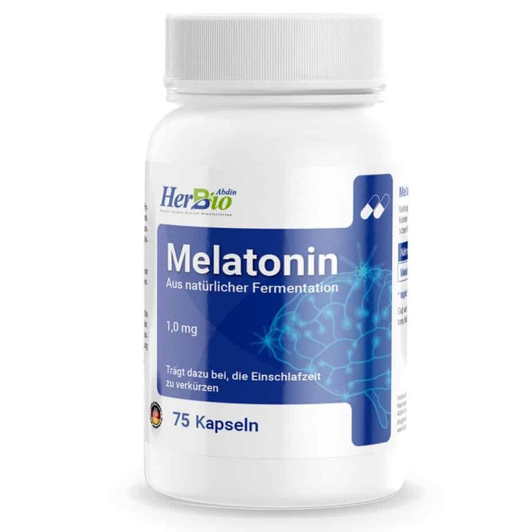 shopapotheke HerbBio Melatonin für verkürzte Einschlafzeit