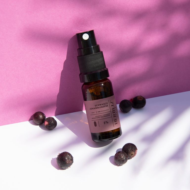 Shopapotheke HERBLIZ Schwarze Johannisbeere CBD Öl 10%