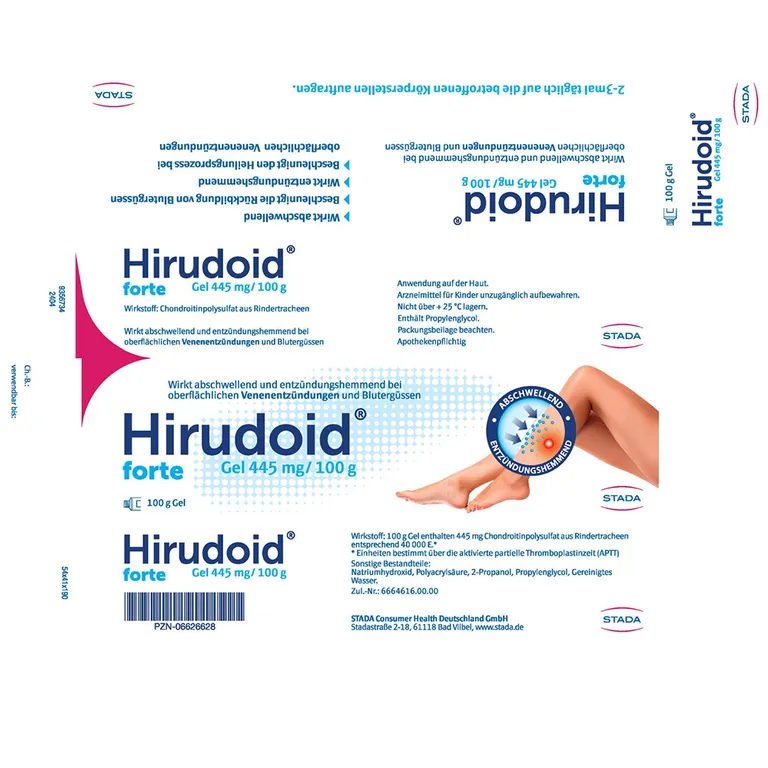 Shopapotheke Hirudoid® FORTE Gel Bei Venenentzündungen Und Blutergüssen