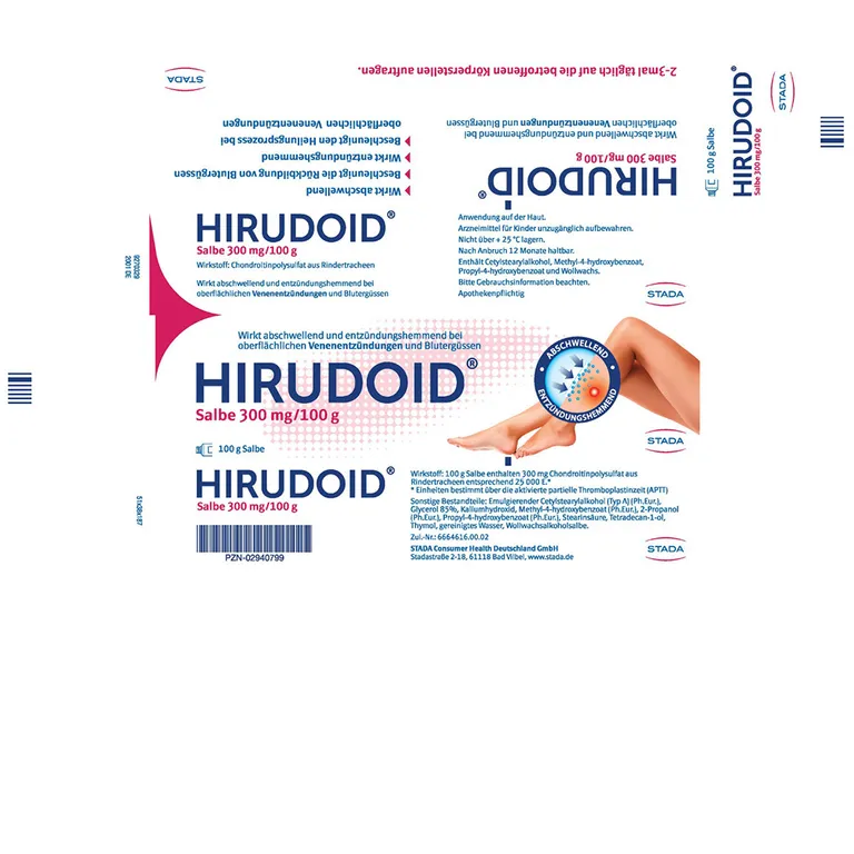 Shopapotheke Hirudoid® Salbe Bei Venenentzündungen Und Blutergüssen