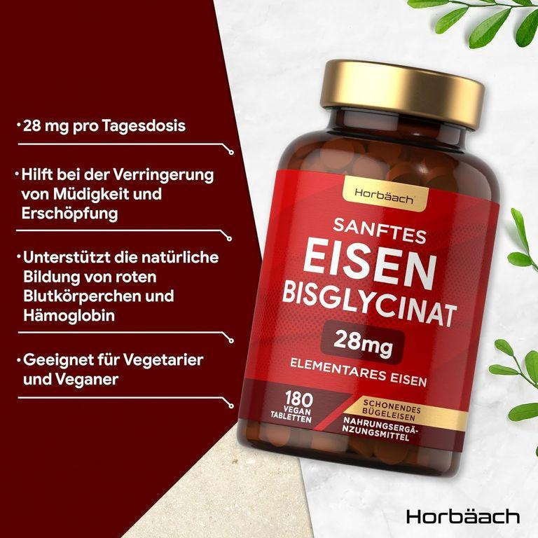 Shopapotheke Horbaach Sanftes Eisenbisglycinat Tabletten