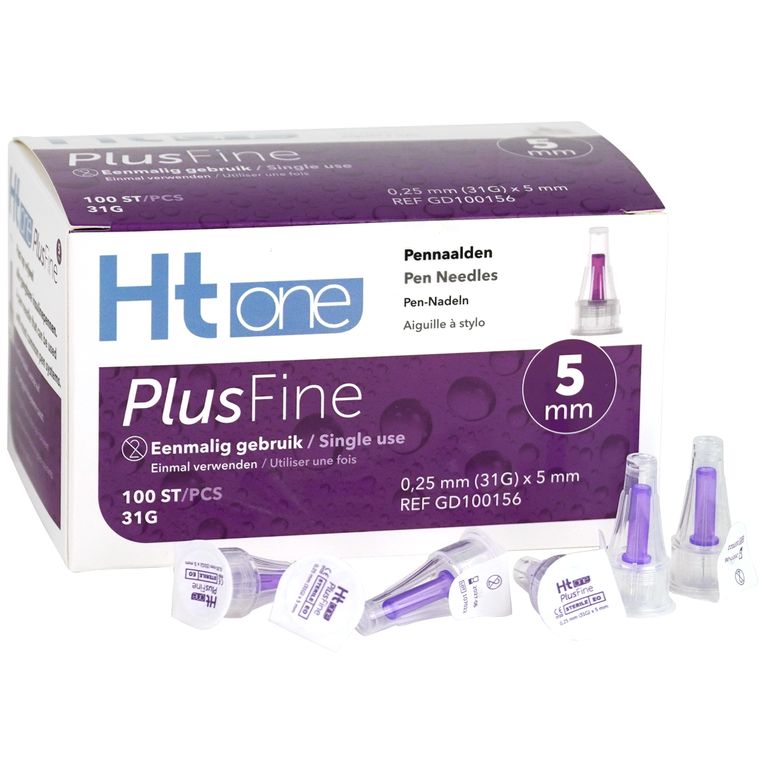 shopapotheke HT One PlusFine 5mm Pen-Nadeln (31G) - 100 Stück