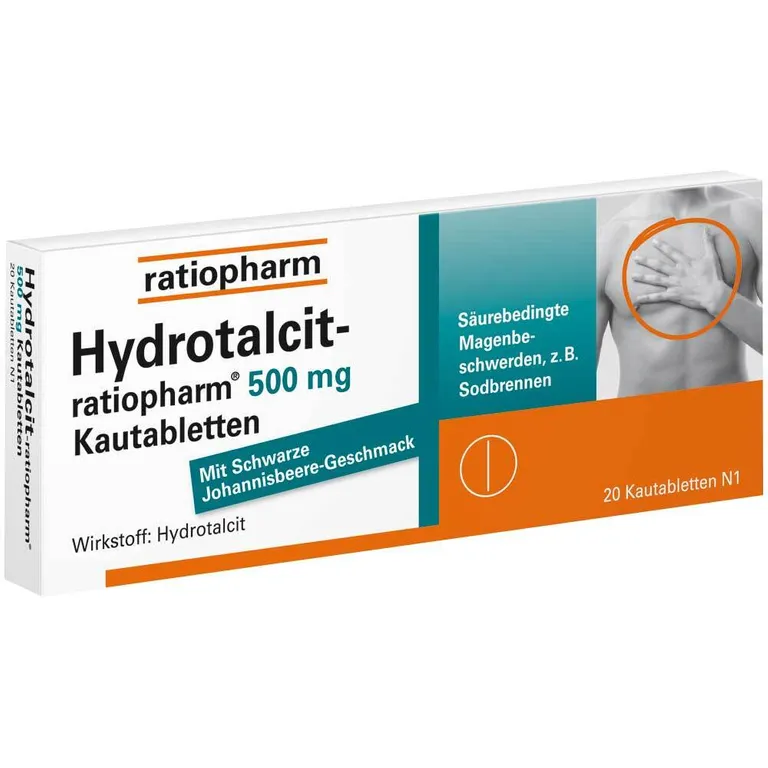 shopapotheke Hydrotalcit-ratiopharm® 500 mg Kautabletten