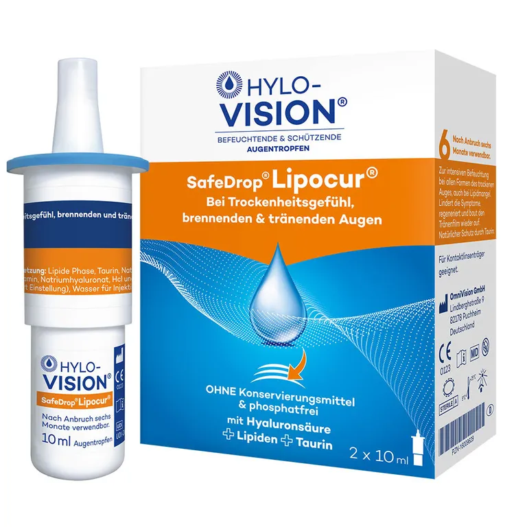 shopapotheke Hylo-Vision® SafeDrop® Lipocur® Augentropfen