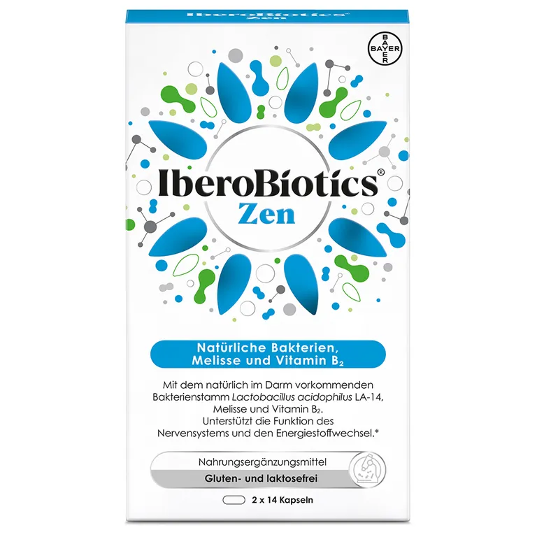 shopapotheke IberoBiotics® Zen - für ein gutes Bauchgefühl in stressigen Zeiten