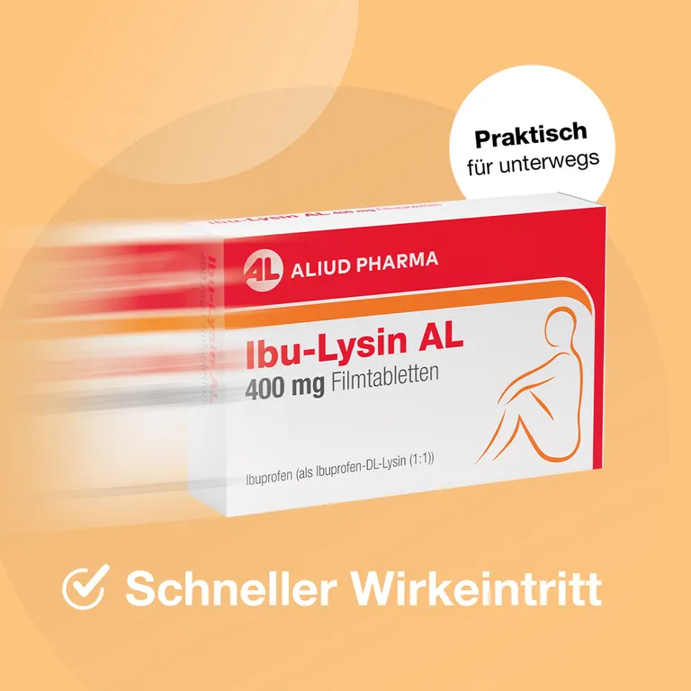 Shopapotheke Ibu-Lysin AL 400 Mg Filmtabletten Bei Akuten Schmerzen