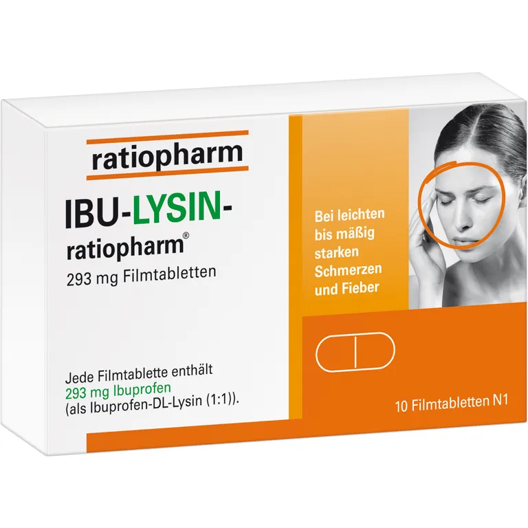 shopapotheke IBU-LYSIN-ratiopharm® 293 mg Filmtabletten