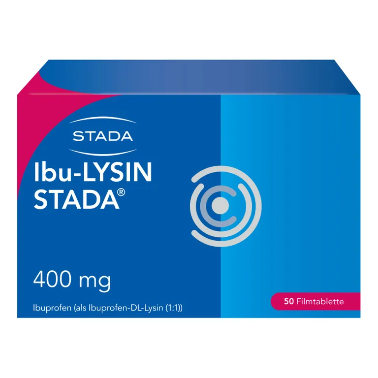 shopapotheke Ibu-LYSIN STADA® 400 mg Filmtabletten wirksam bei Schmerzen und Fieber