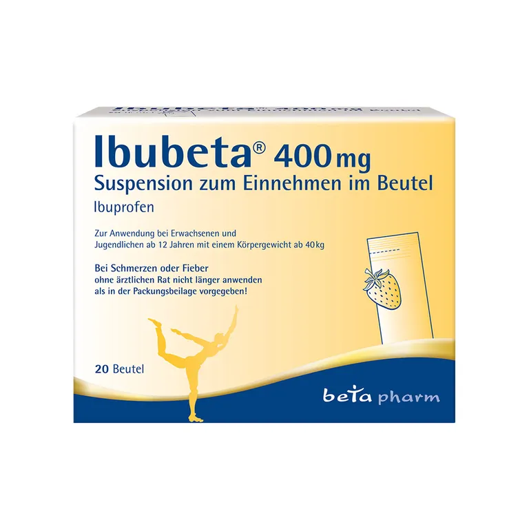 shopapotheke Ibubeta® 400 mg Suspension zum Einnehmen im Beutel