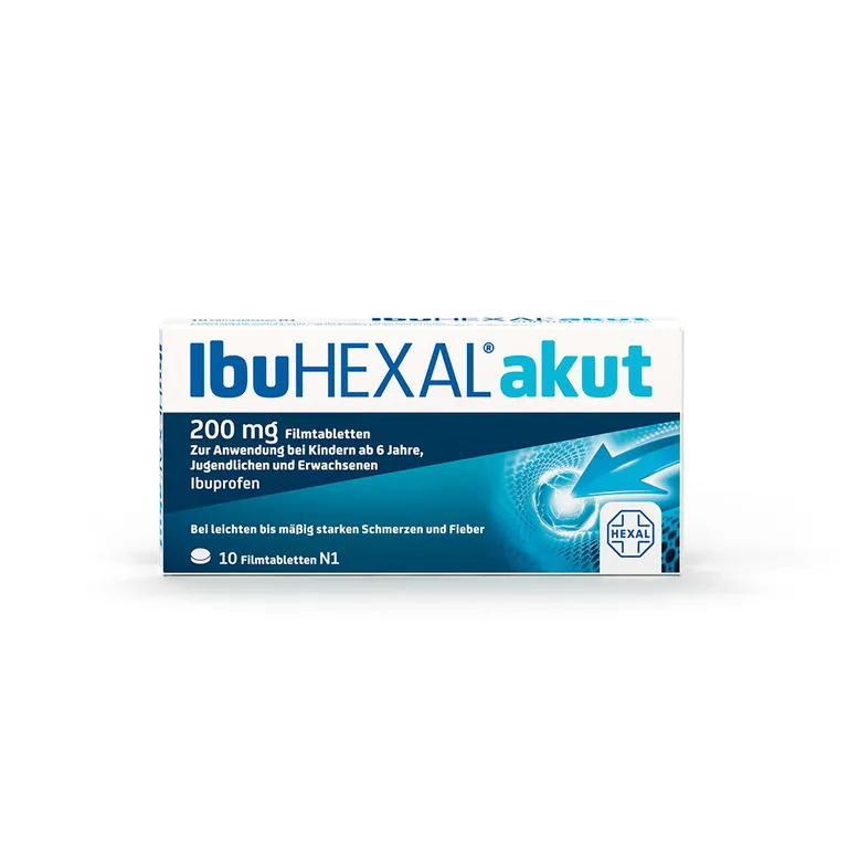 shopapotheke IbuHEXAL® akut 200 mg - Ihr Ibuprofen gegen Schmerzen für Ihre Hausapotheke