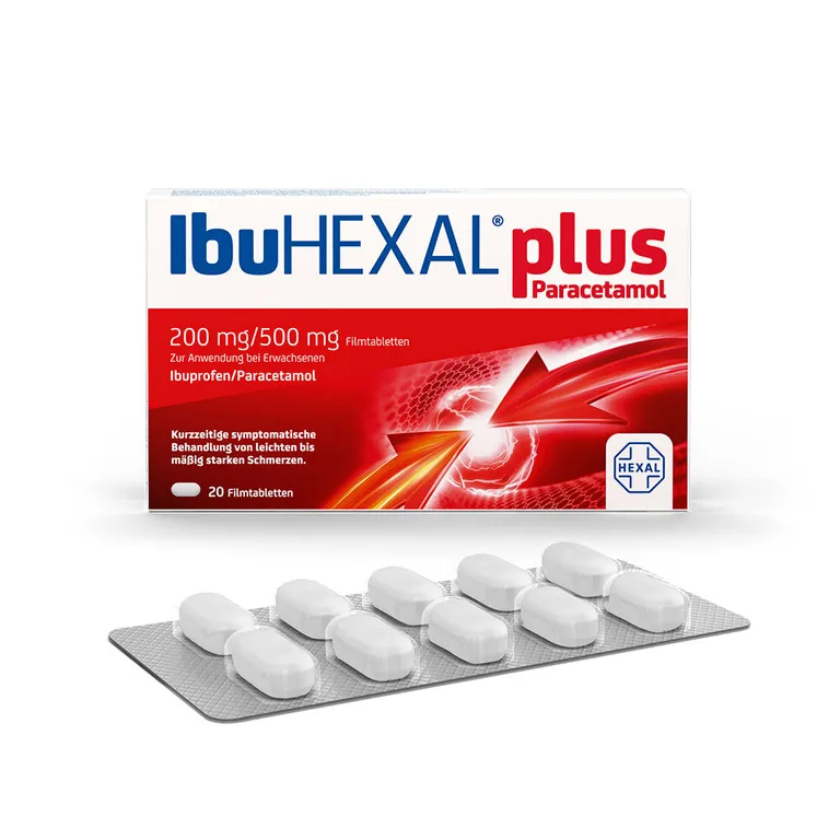 Shopapotheke IbuHEXAL® Plus Paracetamol - Stark Wie Ibuprofen 400 Mg Plus Besser Verträglich