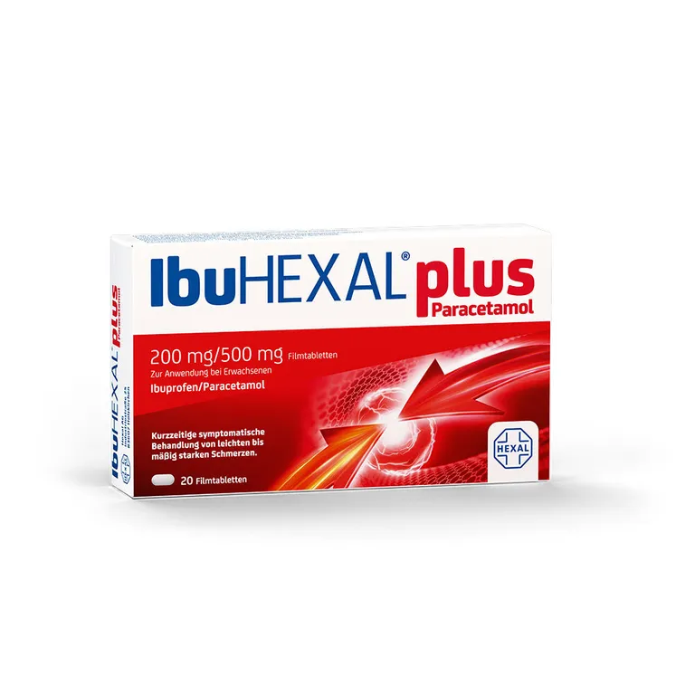 Shopapotheke IbuHEXAL® Plus Paracetamol - Stark Wie Ibuprofen 400 Mg Plus Besser Verträglich
