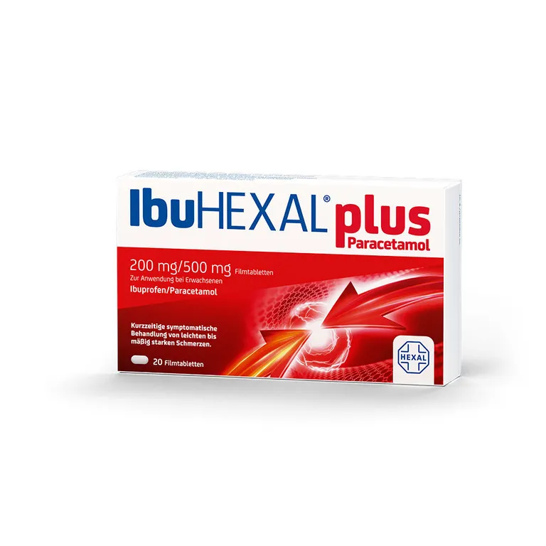 Shopapotheke IbuHEXAL® Plus Paracetamol - Stark Wie Ibuprofen 400 Mg Plus Besser Verträglich