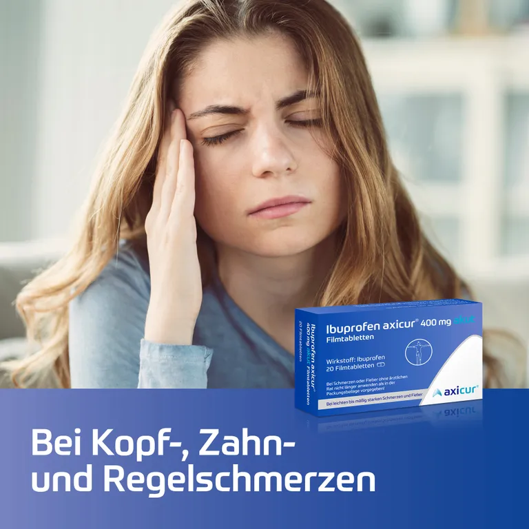Shopapotheke Ibuprofen Axicur® 400 Mg Akut Filmtabletten