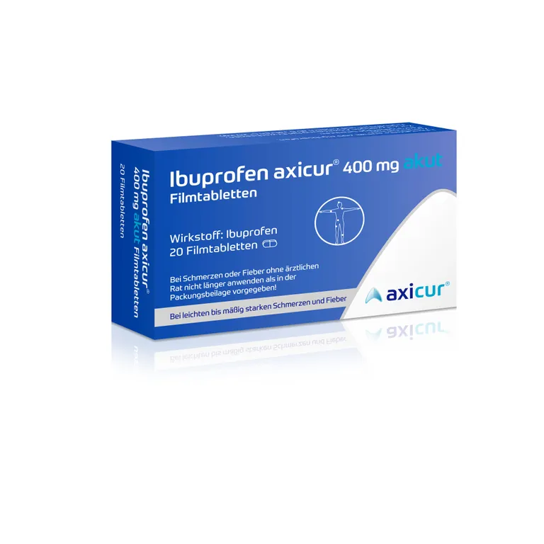 shopapotheke Ibuprofen axicur® 400 mg akut Filmtabletten
