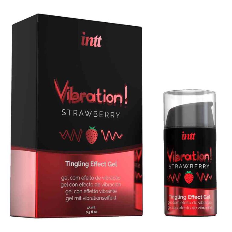 Shopapotheke INTT *Vibration Strawberry* Tingling Effect Gel