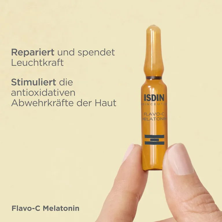 Shopapotheke ISDINCEUTICS® Flavo-C Melatonin Antioxidatives Serum Für Den Tag Und Reparierendes Serum Für Die Nacht