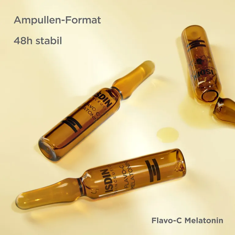 Shopapotheke ISDINCEUTICS® Flavo-C Melatonin Antioxidatives Serum Für Den Tag Und Reparierendes Serum Für Die Nacht