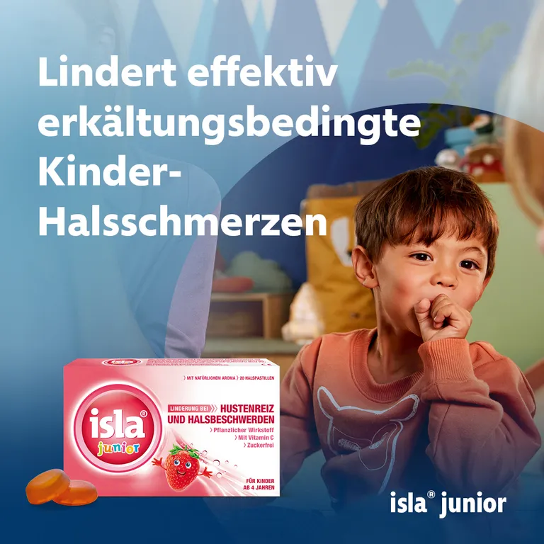 Shopapotheke Isla Junior Halspastillen Bei Kinderhalsschmerzen
