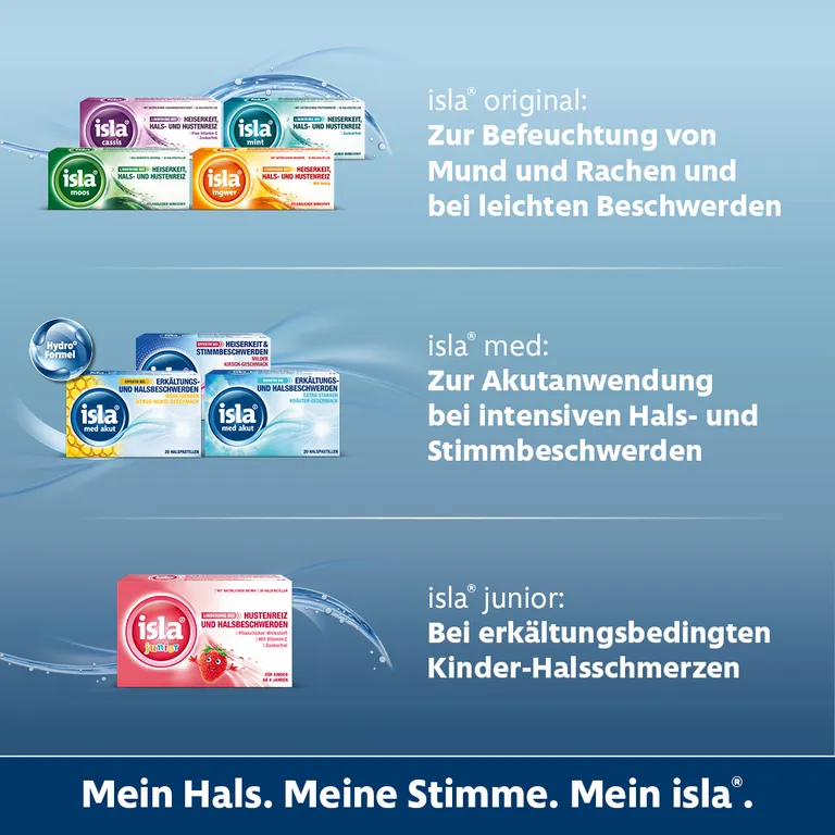 Shopapotheke Isla Junior Halspastillen Bei Kinderhalsschmerzen