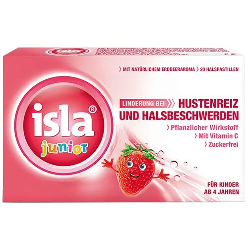 shopapotheke isla junior Halspastillen bei Kinderhalsschmerzen