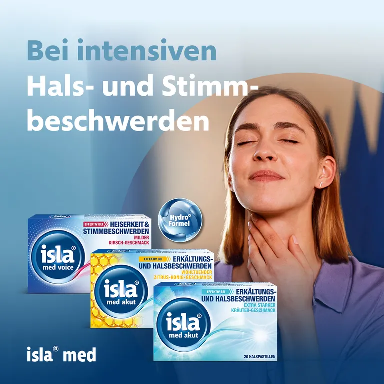 Shopapotheke Isla Med Akut Halspastillen Bei Halsschmerzen Und Erkältung