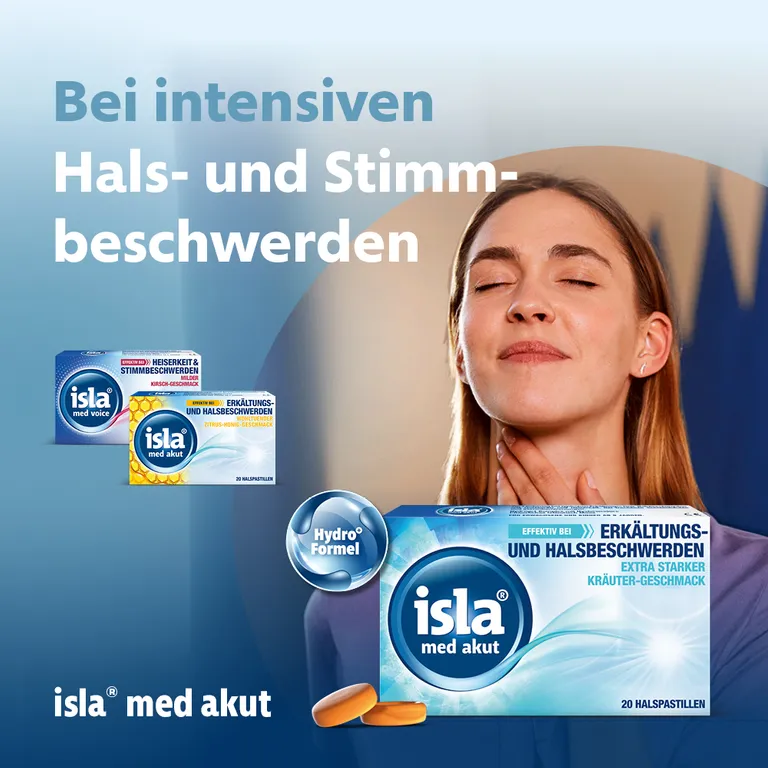 Shopapotheke Isla Med Akut Halspastillen Bei Halsschmerzen Und Erkältung