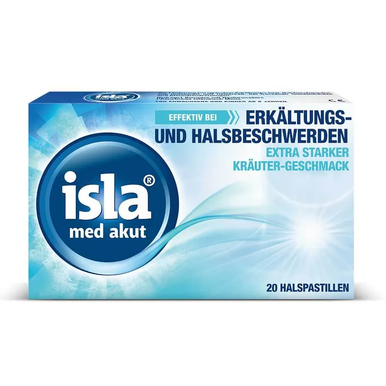 shopapotheke isla med akut Halspastillen bei Halsschmerzen und Erkältung