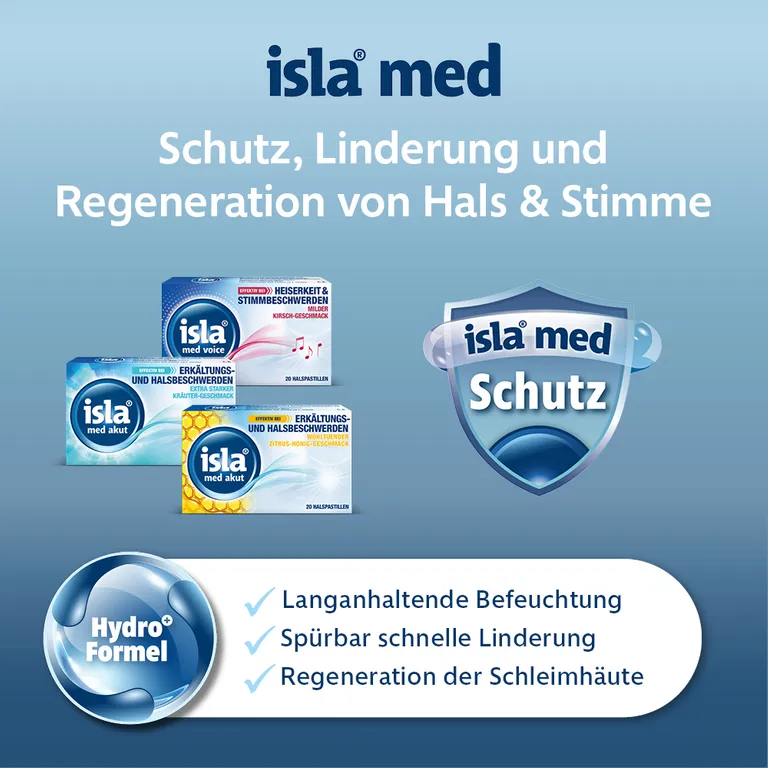 Shopapotheke Isla Med Akut Zitrus-Honig Halspastillen Bei Halsschmerzen Und Erkältung