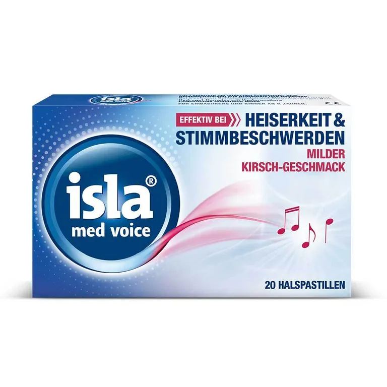 shopapotheke isla med voice Halspastillen bei Heiserkeit und Stimmbeschwerden